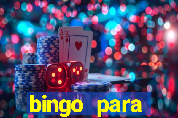 bingo para despedida de solteira para imprimir